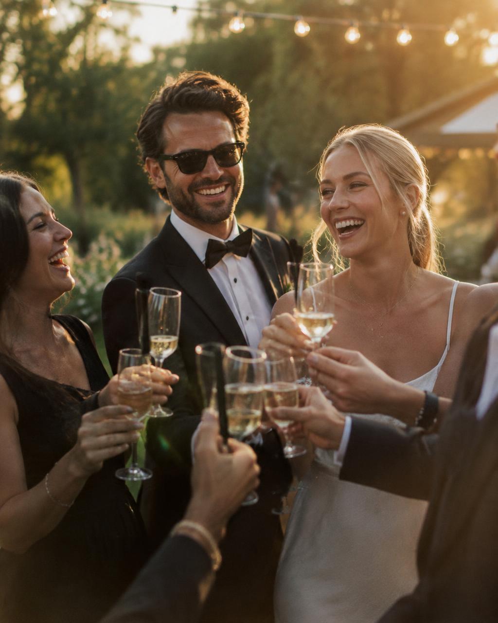 Golden-hour cheers with our favorite people